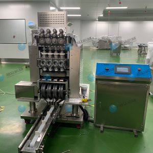 全自動 多功能多頭型湯圓成型排盤機(jī)客戶使用現(xiàn)場！